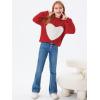 imageImily Bela Girls Turtleneck Sweaters Kids Batwing Sleeve Knit Clothes Chunky Pullover JumperBred