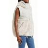 imageImily Bela Womens Winter Sherpa Fleece Vest Stand Collar Button Down Sleeveless Jacket Casual Hooded Coat OuterwearBeige