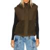 imageImily Bela Womens Winter Sherpa Fleece Vest Stand Collar Button Down Sleeveless Jacket Casual Hooded Coat OuterwearBrown