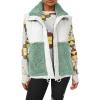 imageImily Bela Womens Winter Sherpa Fleece Vest Stand Collar Button Down Sleeveless Jacket Casual Hooded Coat OuterwearGreen