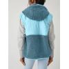 imageImily Bela Womens Winter Sherpa Fleece Vest Stand Collar Button Down Sleeveless Jacket Casual Hooded Coat OuterwearLight Blue