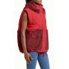 imageImily Bela Womens Winter Sherpa Fleece Vest Stand Collar Button Down Sleeveless Jacket Casual Hooded Coat OuterwearRed