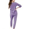imageImily Bela Girls Sweatsuits clothing lounge sets athletic sweatshirts and sweatpantsPurple