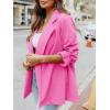 imageImily Bela Womens Casual Blazers Long Sleeve Lapel Open Front Work Office Jacket with PocketsAhot Pink