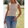 imageImily Bela Womens Going Out Casual Tank Tops 2025 Trendy Summer Basic Sleeveless Backless T Shirts Cute Slim Fit Y2K TeeGrey