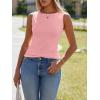 imageImily Bela Womens Going Out Casual Tank Tops 2025 Trendy Summer Basic Sleeveless Backless T Shirts Cute Slim Fit Y2K TeePink