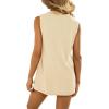 imageImily Bela Womens Summer Sweater Sets Sleeveless Knit Tank Tops Matching Shorts 2 Piece Beach Vacation OutfitsBeige