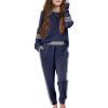 imageImily Bela Girls Sweatsuits clothing lounge sets athletic sweatshirts and sweatpantsNavy