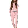 imageImily Bela Girls Sweatsuits clothing lounge sets athletic sweatshirts and sweatpantsPink