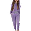 imageImily Bela Girls Sweatsuits clothing lounge sets athletic sweatshirts and sweatpantsPurple