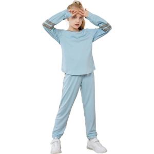 imageImily Bela Girls Sweatsuits clothing lounge sets athletic sweatshirts and sweatpantsBlue