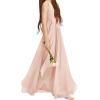 image:imageImily Bela Girls ALine Halter Dress Junior Bridesmaid Flower Girl Flowy Chiffon Maxi Dresses Wedding Party Pageant GownLight Pink