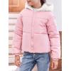 image:imageImily Bela Girls Lightweight Puffer Jacket Kids Full Zip Long Sleeve Warm Down Jackets Coat with Hood
