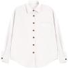 image:imageImily Bela Kids Girls Corduroy Casual Button Down Long Sleeve Shirts with Pockets White