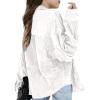 image:imageImily Bela Kids Girls Corduroy Casual Button Down Long Sleeve Shirts with Pockets White