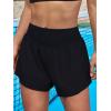 image:imageImily Bela Womens Running Shorts Workout Elastic High Waisted Loose Fit 2 in 1 Active Gym Biker ShortsBlack