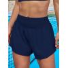 image:imageImily Bela Womens Running Shorts Workout Elastic High Waisted Loose Fit 2 in 1 Active Gym Biker ShortsNavy