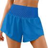 image:imageImily Bela Womens Running Shorts Workout Elastic High Waisted Loose Fit 2 in 1 Active Gym Biker ShortsBlue