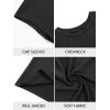 image:imageImily Bela Girls Short Sleeve T Shirts Crew Neck Cap Sleeve Tank Tops Casual Loose Summer Shirt Kids 514 YearsBlack
