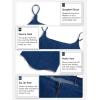 image:imageImily Bela Womens Denim Corset Tank Tops Sleeveless Slim Fit Vest Spaghetti Strap Summer Crop TopBlue