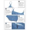 image:imageImily Bela Womens Denim Corset Tank Tops Sleeveless Slim Fit Vest Spaghetti Strap Summer Crop TopLight Blue