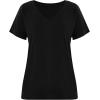 image:imageImily Bela Womens V Neck Tshirts Shirts Solid Color Short Sleeve Tops for Women Casual 2026 Summer Basic Tees Loose FitBlack