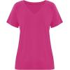 image:imageImily Bela Womens V Neck Tshirts Shirts Solid Color Short Sleeve Tops for Women Casual 2026 Summer Basic Tees Loose FitRose Red