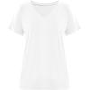 image:imageImily Bela Womens V Neck Tshirts Shirts Solid Color Short Sleeve Tops for Women Casual 2026 Summer Basic Tees Loose FitWhite