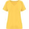 image:imageImily Bela Womens V Neck Tshirts Shirts Solid Color Short Sleeve Tops for Women Casual 2026 Summer Basic Tees Loose FitYellow