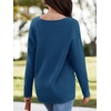 image:imageImily Bela Womens Oversized Deep V Neck Sweaters Sexy Long Sleeve Tunic Sweater Knitted Dressy Pullover Jumper