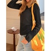 image:imageImily Bela Womens See Through Shirt Crewneck Long Sleeve Y2K Knitted Casual Blouse TopsBlack