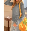 image:imageImily Bela Womens See Through Shirt Crewneck Long Sleeve Y2K Knitted Casual Blouse TopsGrey