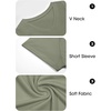 image:imageImily Bela Womens V Neck Short Sleeve TShirt Casual Basic Soft Tee Shirts Summer Everyday Tops 2026Army Green
