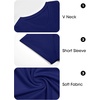 image:imageImily Bela Womens V Neck Short Sleeve TShirt Casual Basic Soft Tee Shirts Summer Everyday Tops 2026Navy