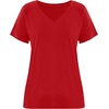 image:imageImily Bela Womens V Neck Short Sleeve TShirt Casual Basic Soft Tee Shirts Summer Everyday Tops 2026Red
