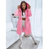 image:imageImily Bela Womens Long Quilted Puffer Jacket Lightweight Zip Up Hooded Drawstring Winter Coats Outerwear with Pockets