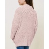 image:imageImily Bela Girls Cardigan Open Front Popcorn Knit Long Sleeve Sweaters Coat  Oversized Fuzzy Knit Outwear with Pockets Warm Winter CardigansPink