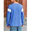 image:imageImily Bela Kids Boys Long Sleeve T Shirts Color Block 514 Years  CrewneckCasual LooseBasic TeesRoyal Blue