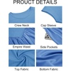 image:imageImily Bela Womens Casual Cap Sleeve Midi Dress  Crewneck Swing Flowy Empire Waist Summer 2025 TrendyBlue