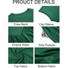 image:imageImily Bela Womens Casual Cap Sleeve Midi Dress  Crewneck Swing Flowy Empire Waist Summer 2025 TrendyGreen