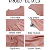 image:imageImily Bela Womens Casual Cap Sleeve Midi Dress  Crewneck Swing Flowy Empire Waist Summer 2025 TrendyPink