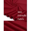 image:imageImily Bela Womens Sexy Plunge Deep V Neck Going Out Tank Top Summer Sleeveless Slim Fitted Workout Tops Wine Red