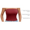 image:imageImily Bela Womens Summer Strapless Tube Tops Y2K Going Out Fitted Shirts  BandeauClubwearSoft Stretchy Basic Casual CamiSpring Summer Fall OfficeWine Red