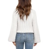 image:imageImily Bela Girls Sweaters Kids Casual Bell Sleeve Knit Pullover Jumper Tops  Mock Neck Balloon Sleeve Fall Winter Knit Sweater 514 YearsWhite