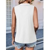 image:imageImily Bela Womens Ribbed Tank Tops Zipper V Neck Polo Shirts  Dressy Casual Blouses Sleeveless Golf Shirts Collared Loose Business Summer Camisole TopsWhite