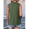 image:imageImily Bela Womens Ribbed Tank Tops Zipper V Neck Polo Shirts  Dressy Casual Blouses Sleeveless Golf Shirts Collared Loose Business Summer Camisole TopsArmy Green